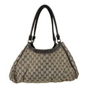Gucci Bag Abbey Brown Canvas GG Tote